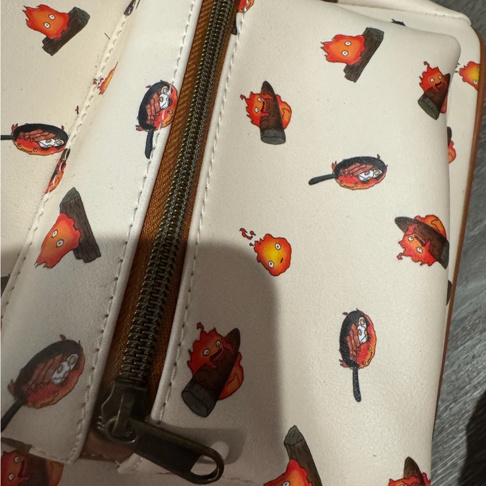NWT Loungefly Studio Ghibli Howl's Moving Castle Calcifer Mini Backpack OOP - Picture 10 of 12